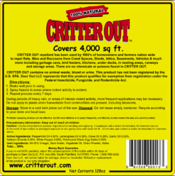 Rodent Repellent, Mouse Repellent, Rat Repellent, Squirrel Repellent, Raccoon Repellent