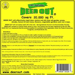 Deer Out Half-Gallon Concentrate (64oz) - Deer Repellent - Image 2