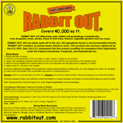 Rabbit Repellent, Groundhog Repellent